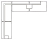 Corner sofa design Airport