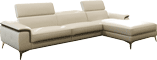 Corner sofa standard, design Divanis