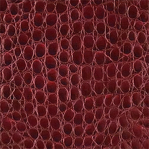Leather Crocodile colour Bordeaux